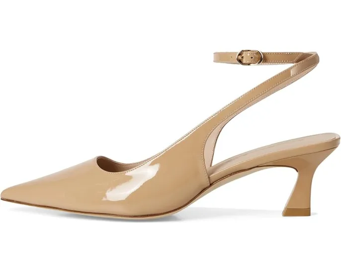 Stuart Weitzman Туфли Vinnie 50 на тонком каблуке с ремешком на щиколотке
