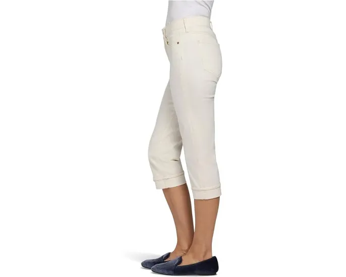 Джинсы NYDJ Marilyn укороченные с манжетами Vintage White с технологией моделирования