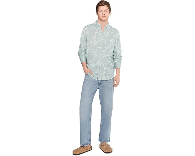 Длинная рубашка Tommy Bahama San Lucio Gardenia с воротником и манжетами на пуговицах