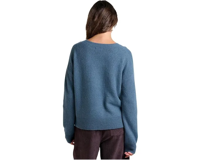 Свитер Wasatch Crew с оверсайз посадкой и рельефной резинкой Toad&Co