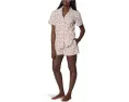 Пижамный комплект Bedhead PJs с короткими рукавами и шортами из поплина