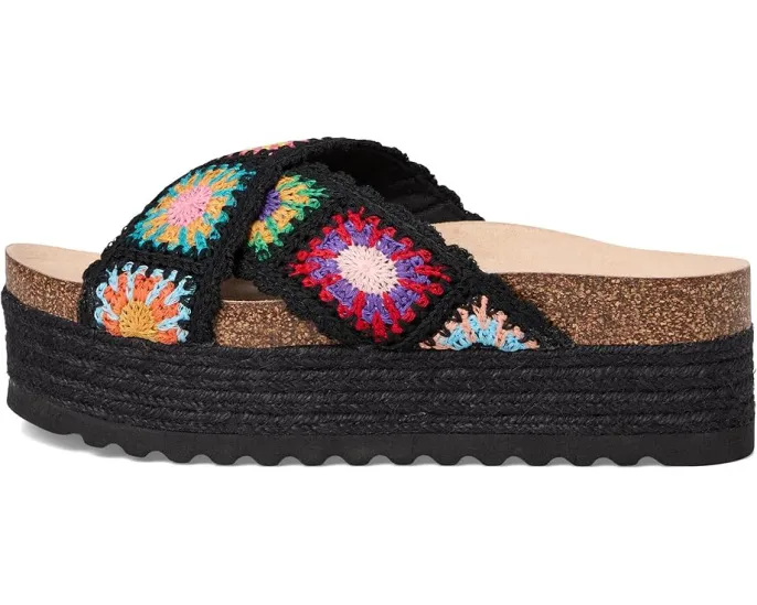 Туфли Plays от Dirty Laundry на платформе с узором и открытым носком