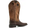 Ковбойские сапоги Ariat Round Up Ryder из натуральной кожи с узором