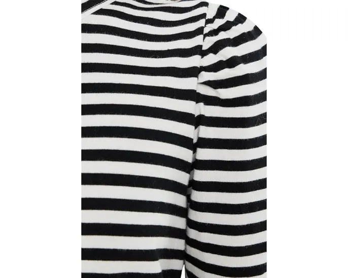 Футболка Madewell Easy Puff Sleeve с длинными рукавами и полосками