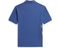 Embroidered Cotton Mesh Polo Shirt (Big Kid)