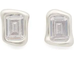 Серьги-гвоздики Molten Glass с цирконием и латунью Kate Spade New York