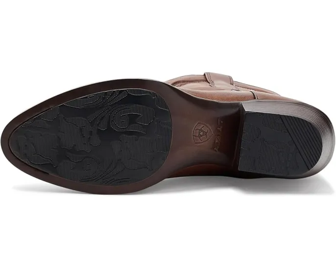 Казаки Grayson от Ariat с цветочной строчкой и блок-каблуком