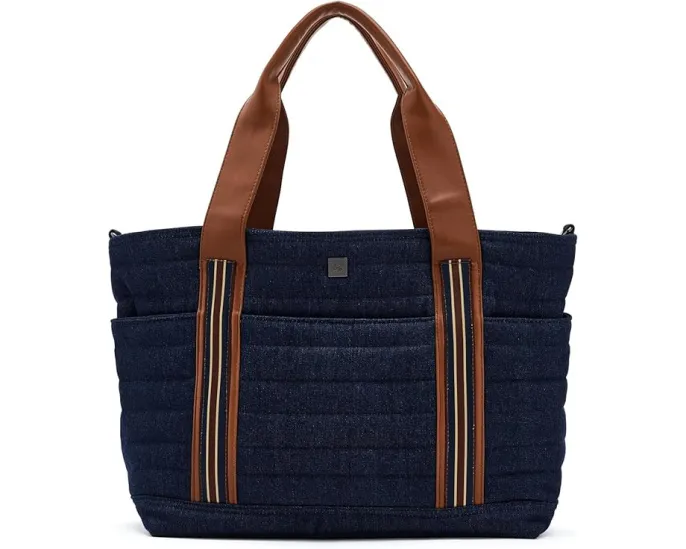 THINK ROYLN Journey Maxi Tote большая сумка тоут с денимом и съемным ремнем