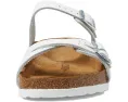 Сандалии Birkenstock Franca из кожи с перекрестными ремешками и пробковой стелькой