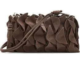 Замшевая сумка-клатч в виде цветка Suede Flower Clutch Bag FARM Rio