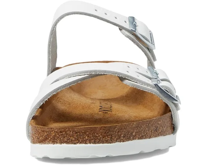 Сандалии Birkenstock Franca из кожи с перекрестными ремешками и пробковой стелькой