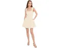 Мини-платье с квадратным вырезом и воланом на бедре Hip Flounce от Avec Les Filles