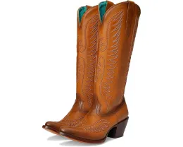 Сапоги Corral A4793 до икры с вышивкой и молнией