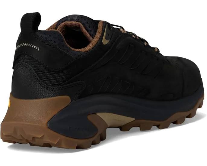 Кроссовки Merrell Moab Speed 2 Leather Waterproof с технологией FlexPlate и подошвой Vibram