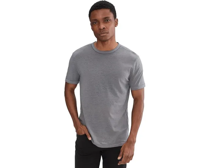 John Varvatos Bale Burnout Crew футболка с круглой горловиной из органического хлопка