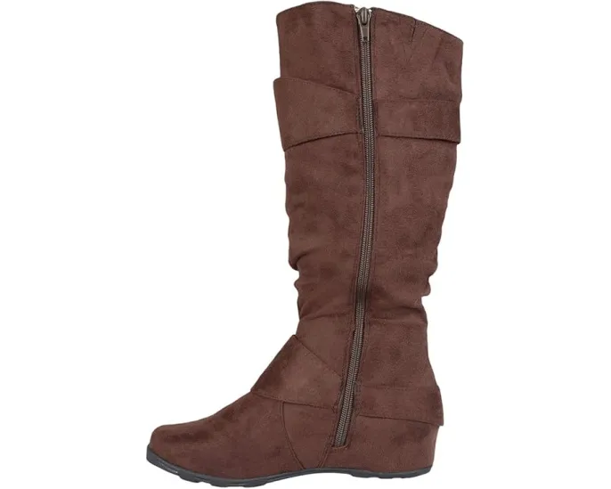 Ботинки Journee Collection Jester-01 с пряжками и скрытым клиновидным каблуком