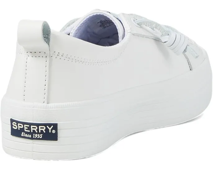 Кроссовки Sperry Crest Vibe Triple Leather на высокой платформе
