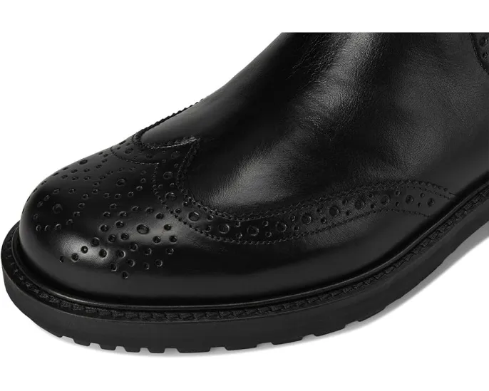 ECCO Metropole Oslo Chelsea Wingtip ботинки с декоративными перфорациями