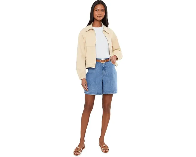 Cotton Stretch Denim Jeans Shorts