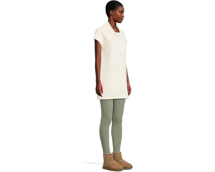 Платье Lilla P Roll Sleeve Seamed с каплевидным вырезом и подвязкой на шее