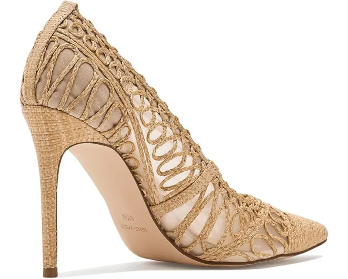 Туфли-лодочки Frista от Nine West на высокой шпильке с плетеными деталями