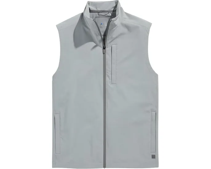 Vineyard Vines Mariner безрукавка из мягкой ткани с карманами на молнии