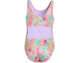 Детский цельнокройный купальник Roxy Kids Coastal Breeze с цветочным принтом