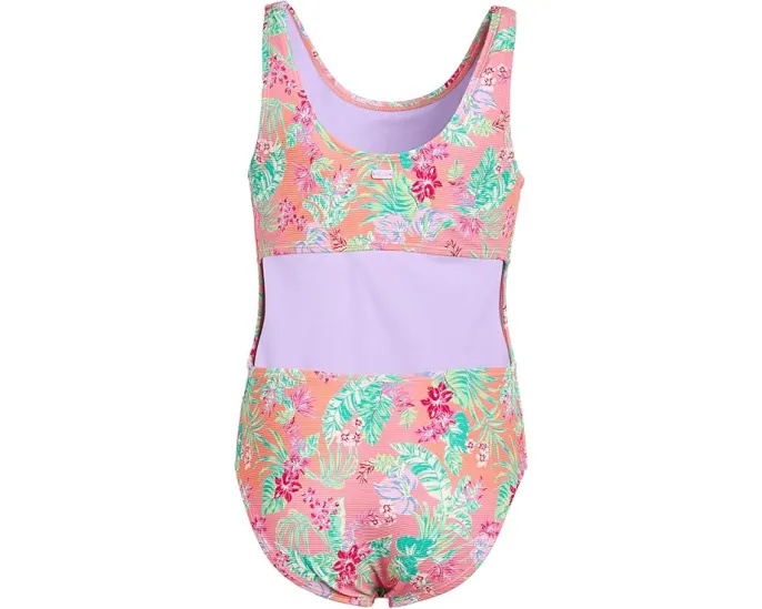 Детский цельнокройный купальник Roxy Kids Coastal Breeze с цветочным принтом