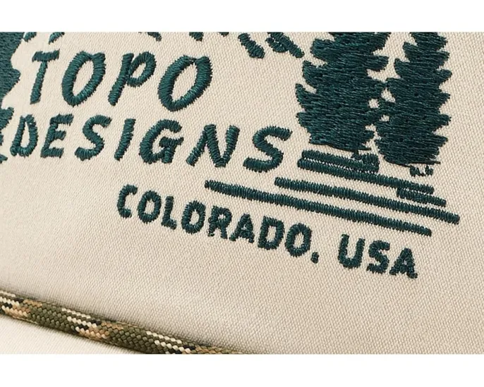 Кепка Twill Rope с вышитой горной сценой от Topo Designs