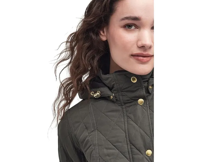 Стеганая куртка Millfire Quilt с отстегивающимся капюшоном от Barbour