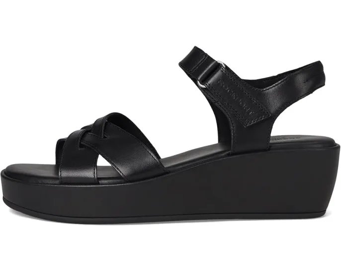 Сандалии-танкетки Rockport Amira с перекрестными ремешками и технологией truTECH