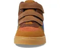 Детские кроссовки VEJA Small V-10 Mid на липучке из кожи