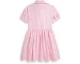 Платье-рубашка из хлопкового оксфорда для детей постарше Polo Ralph Lauren Kids