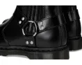 Chelsea ботинки Dr. Martens 2976 Harness из черной анилиновой кожи с декоративными шпильками
