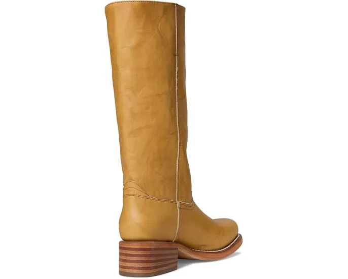 Сапоги Frye Campus 14L из крафтовой кожи с кожаной подошвой и каблуком