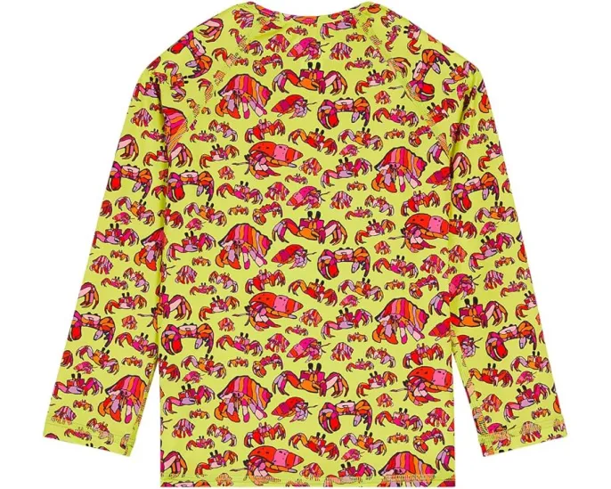 Футболка для плавания Vilebrequin Swim Jersey Stretch Hermit Crabs с защитой от UV