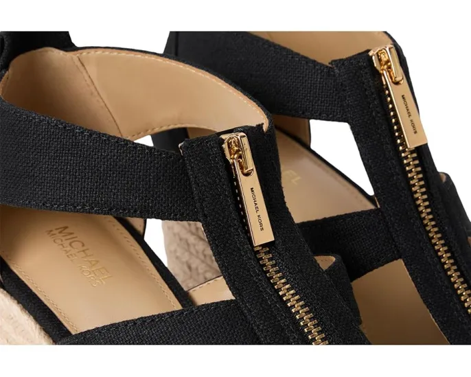 Сандалии Etta Wedge на танкетке с платформой из джута MICHAEL Michael Kors