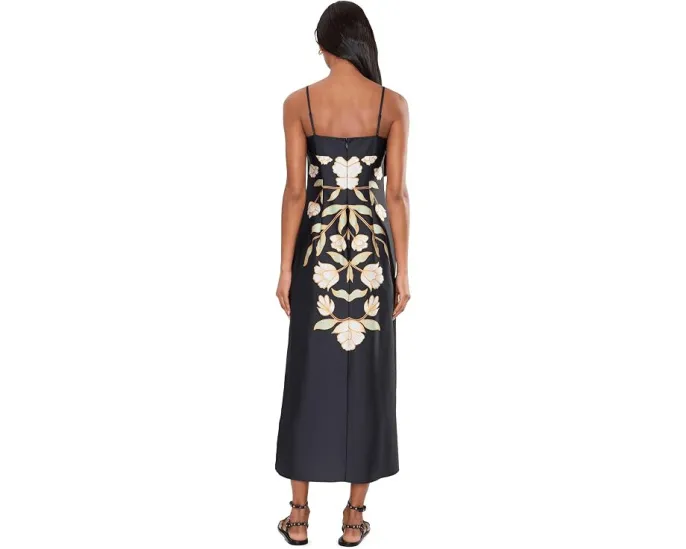 Платье миди Adrianna Papell Printed Shift Midi с цветочным принтом