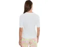 Свитер с коротким рукавом Lilly Pulitzer Orton из мягкой трикотажной ткани