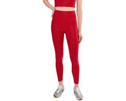 Леггинсы Beyond Yoga Softshine Caught In The Midi с принтом в виде сердечек