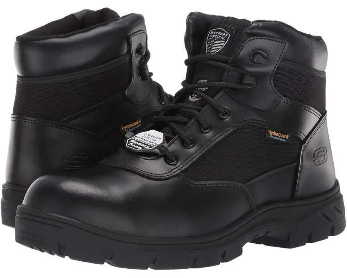 Skechers Wascana Linnean Comp Toe тактические ботинки Black