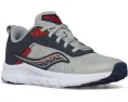 Кроссовки Saucony Axon KDZ для детей с верхом из кожи и сетки и легкой подошвой EVA