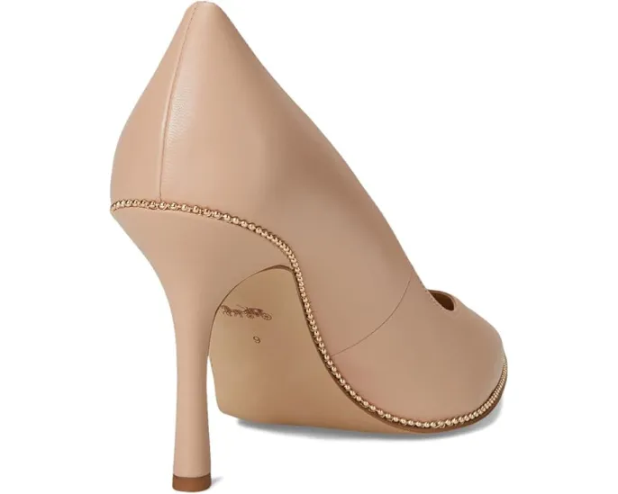 Туфли-лодочки COACH Samantha из премиальной кожи на каблуке