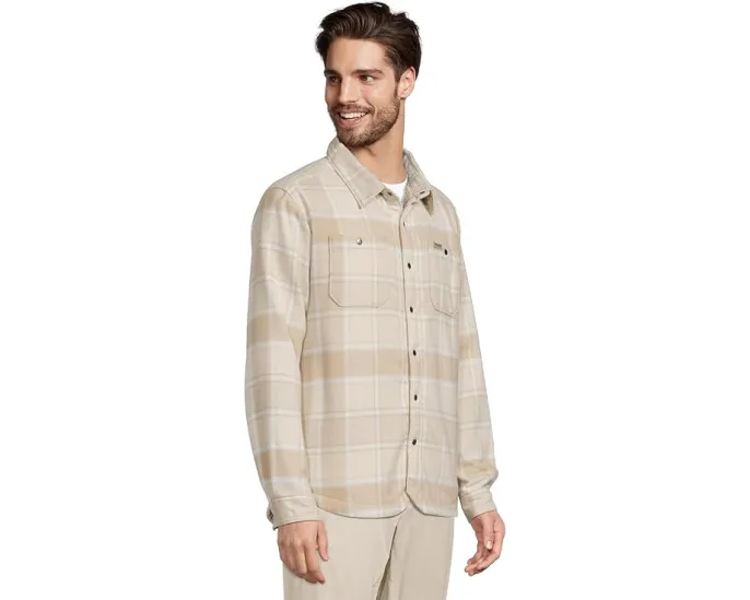 Куртка-рубашка Columbia Windward II с подкладкой из флиса Sherpa и клетчатым рисунком