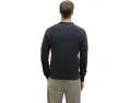 Свитер Barbour Essential Patch из чистой шерсти мериноса с кожаными заплатками