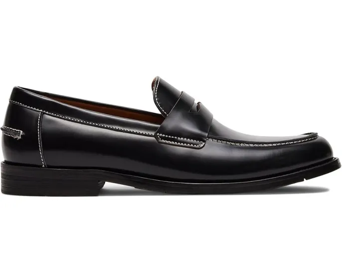 Мокасины Steve Madden Natan из кожи с круглым носком и резиновой подошвой