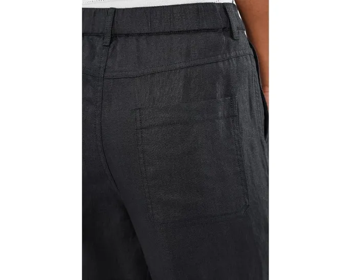 Madewell свободные прямые брюки Zoe из 100% льна
