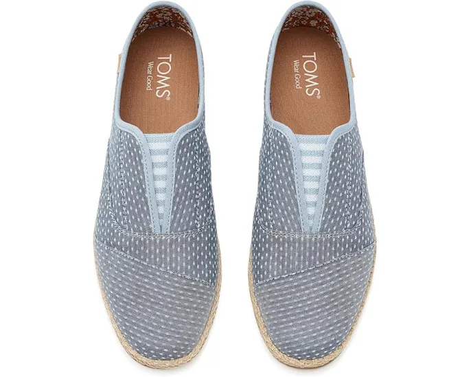 Эспадрильи TOMS Palmera Plus без шнуровки с вставками для растяжки