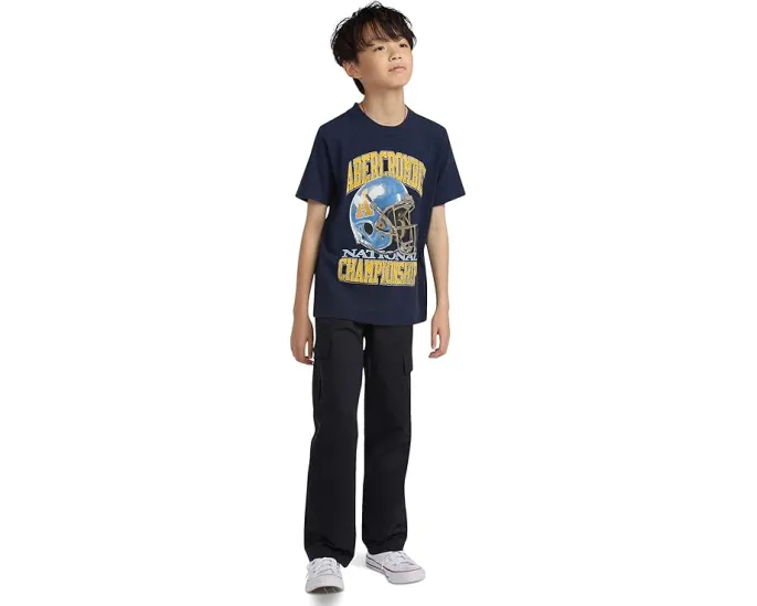 Широкие брюки карго abercrombie kids Loose Clean из прочной ткани dobby