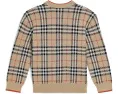Детский вязаный кардиган Burberry Kids Graham Vintage Top в клетку